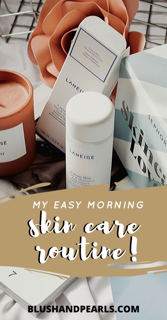 My Morning Skin Care Routine and What I Use (all skin types) - Blush ...