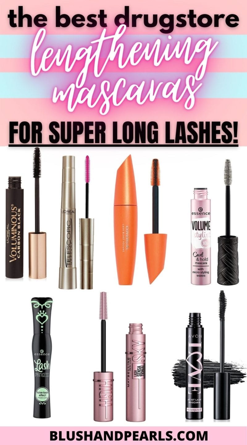 uld lytter thespian The Best Drugstore Lengthening Mascaras For Long Lashes - Blush & Pearls