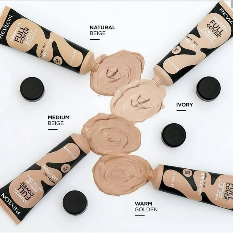 REvlon full cover foundation for oily skin - my favorite!