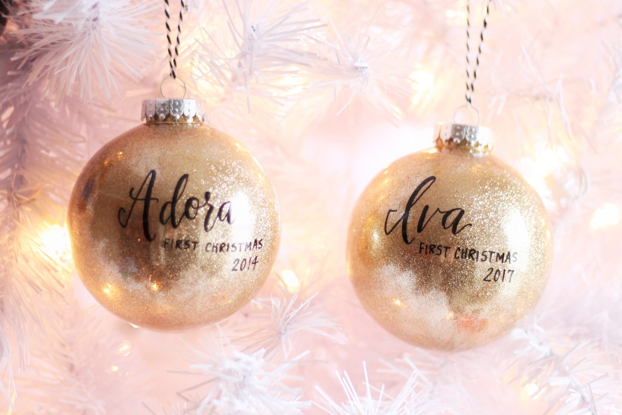 These Personalized Keepsake Ornaments Make The Best Gifts Blush & Pearls