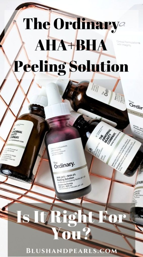 the ordinary aha bha peeling solution guide