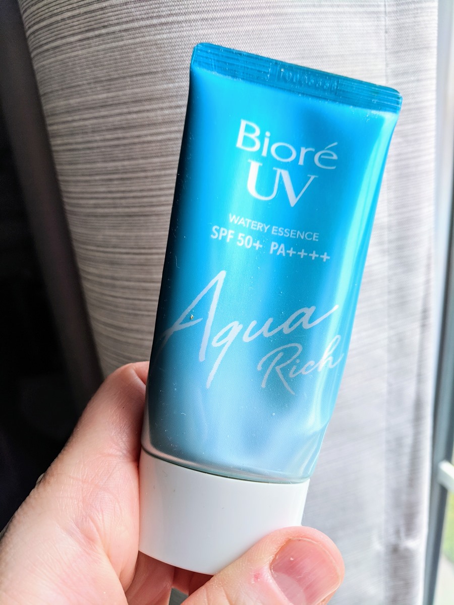 Biore Uv Aqua Rich Watery Essence Sunscreen Blush Pearls