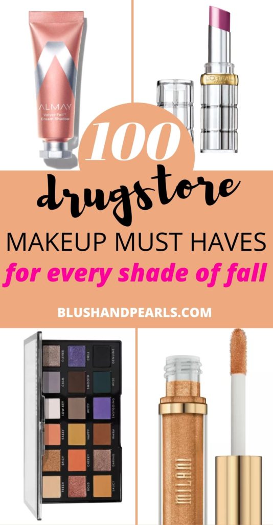 fall drugstore makeup must haves