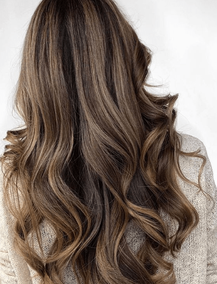 Fall Winter Hair Color Ideas Brown Highlights Blush Pearls