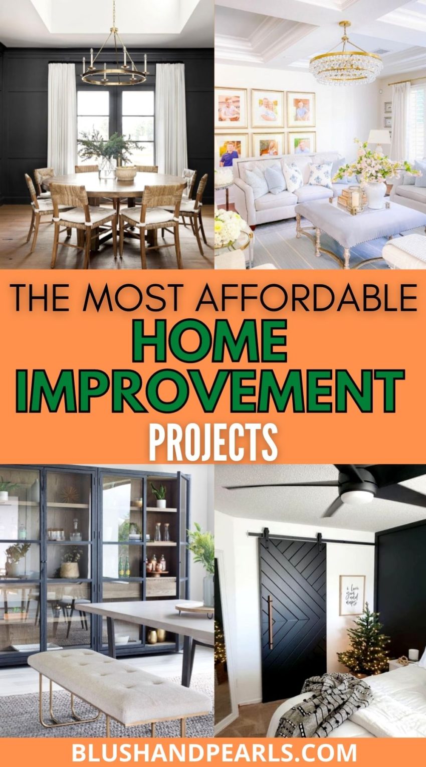 DIY Affordable Home Improvement Projects Blush Pearls DIY Affordable Home Improvement Projects Blush Pearls