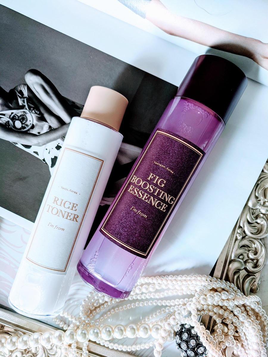 Hydrating + Glowing With I'm From Rice Toner and Fig Boosting Essence 