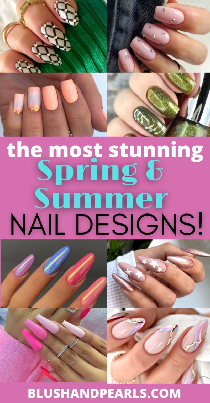 85+ Gorgeous Spring/Summer Nails For Your Next Manicure - Blush ...