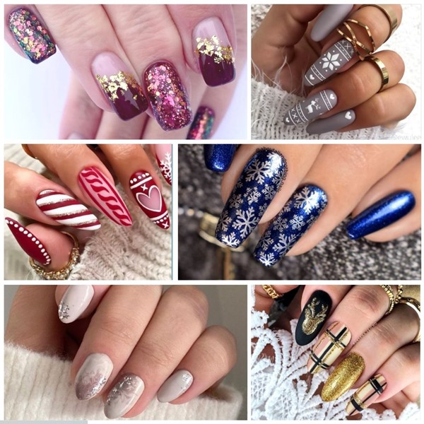 100+ Christmas Nail Designs To Rock This Winter! - Blush & Pearls