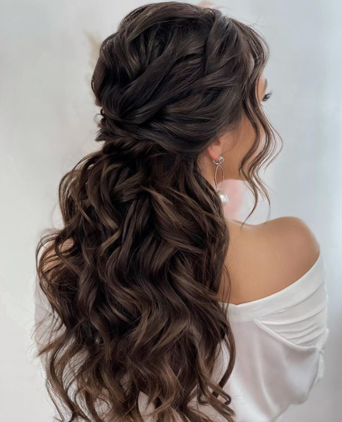 Hairstyle For Wedding Bride
