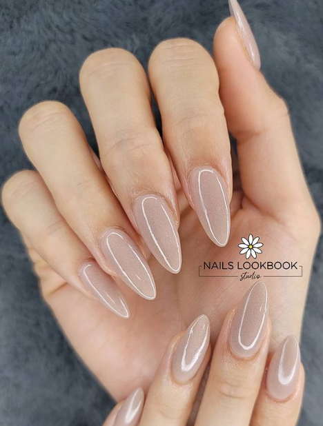 classic nude nails, nude nails insp, beige skin coloured nails designs, almond nude nails, simple nails, nude nail ideas