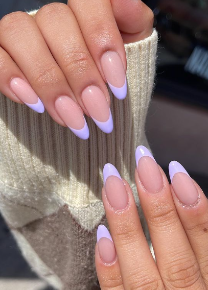 french manicure nude nails. white tipped nails. nude nail designs. wedding nails.