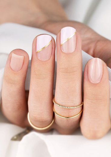 nude nail designs. nude nail ideas. simple nude nails short and long.