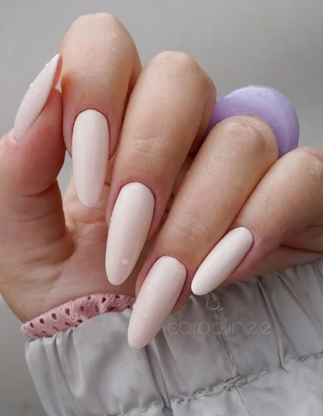 soft pink nude nails. classic nude nails wedding. nude nails simple almond. acrylic nude nails. french pink nails.