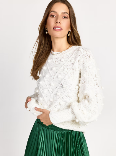 white textured knit sweater white. winter holiday casual outfit ideas. christmas outfit ideas.