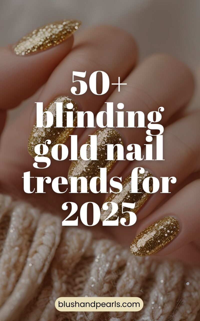 Blindingly gorgeous gold nail trends for your next party or wedding! New year's eve gold nails. Christmas gold nails. gold nail ideas. Blindingly gorgeous gold nail trends for your next party or wedding! New year's eve gold nails. Christmas gold nails. gold nail ideas.