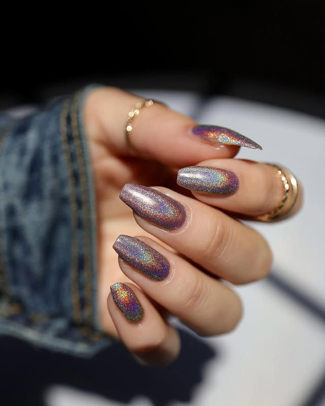 50 Shades of Greige Hola Taco glitter nail polish fall nails