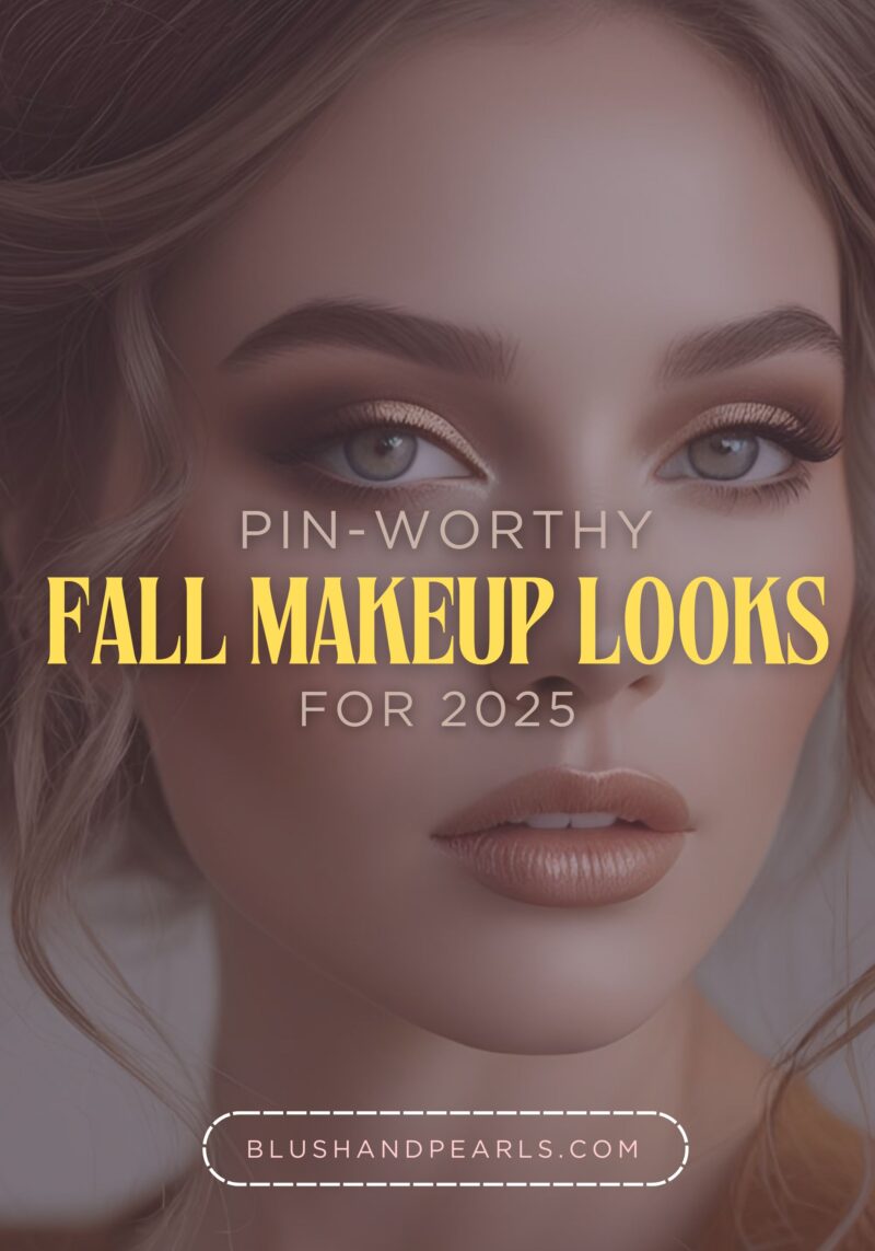 Stunning fall makeup looks. Fall eye makeup looks and bold lipstick shades.