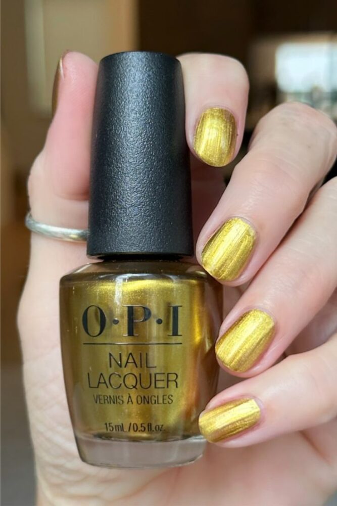 OPI metallic rewind fall nail polish colors.