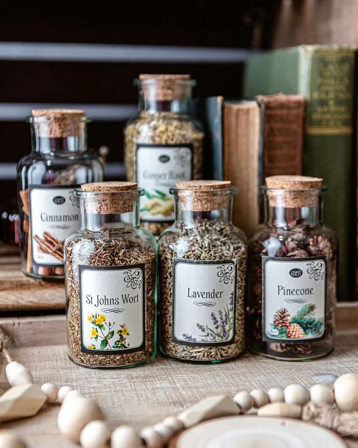 Apothecary jar wedding decor