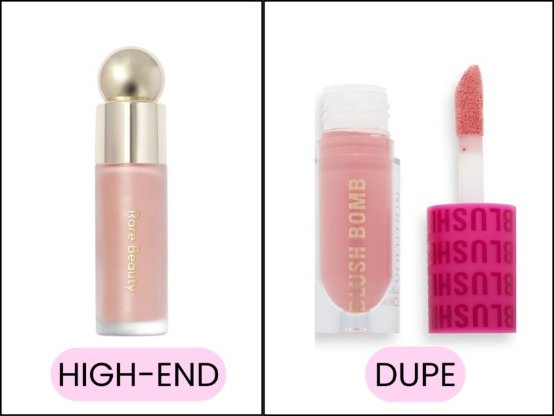 Best makeup dupes for 2025 cream blushes
