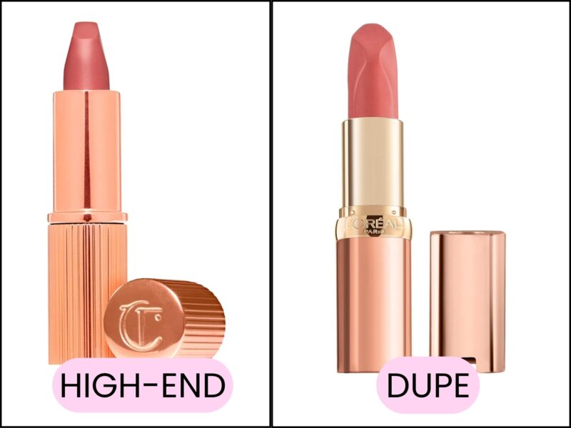 Best makeup dupes - lipstick.