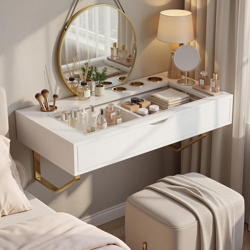 floating makeup vanity floating makeup vanity