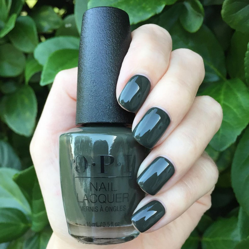 OPI Things I’ve Seen in Aber-green. OPI fall nails trends. 2025