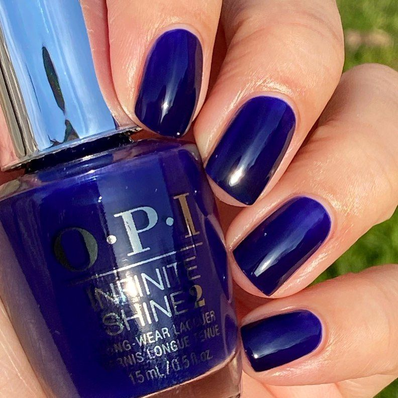 OPI - Award For Best Nails Goes To...OPI fall nail colors 2025. fall nails trends. Navy blue nail polish OPI.