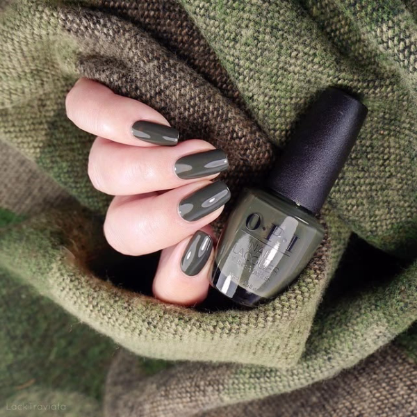 OPI Things I've Seen In Abergreen Winter Green Nail Polish Color