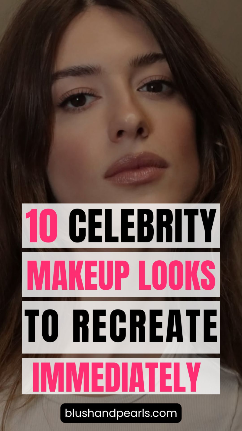 Celebrity makeup looks to recreate. Celebrity makeup looks inspiration