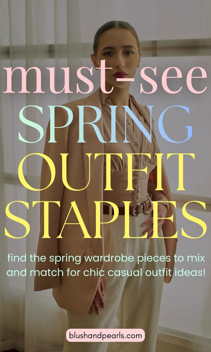 Looking for fresh spring outfit ideas to update your daily wardrobe? Discover effortless spring fashion for women, featuring cute everyday outfits, casual spring style inspiration, and easy transitional clothing tips. From trendy spring street style and neutral capsule wardrobe essentials to comfortable layer combinations like denim jackets, elevated tops, and wide leg pants. Whether you need simple workwear, weekend casual looks, or cute brunch outfits, tap to find the best warm weather outfit inspiration and save for later.