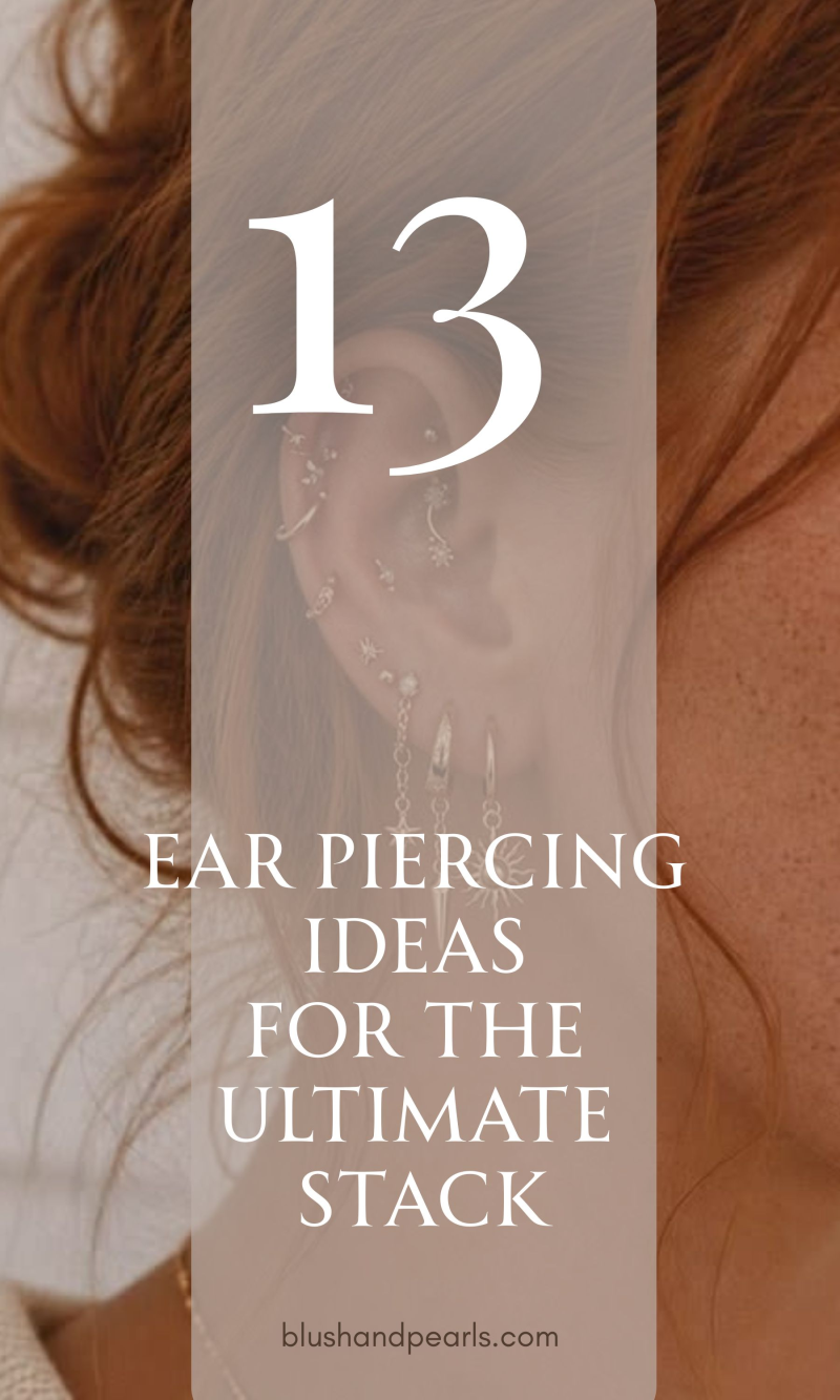 Ear piercing ideas for the ultimate earring stack. Ear piercing ideas for the ultimate earring stack.