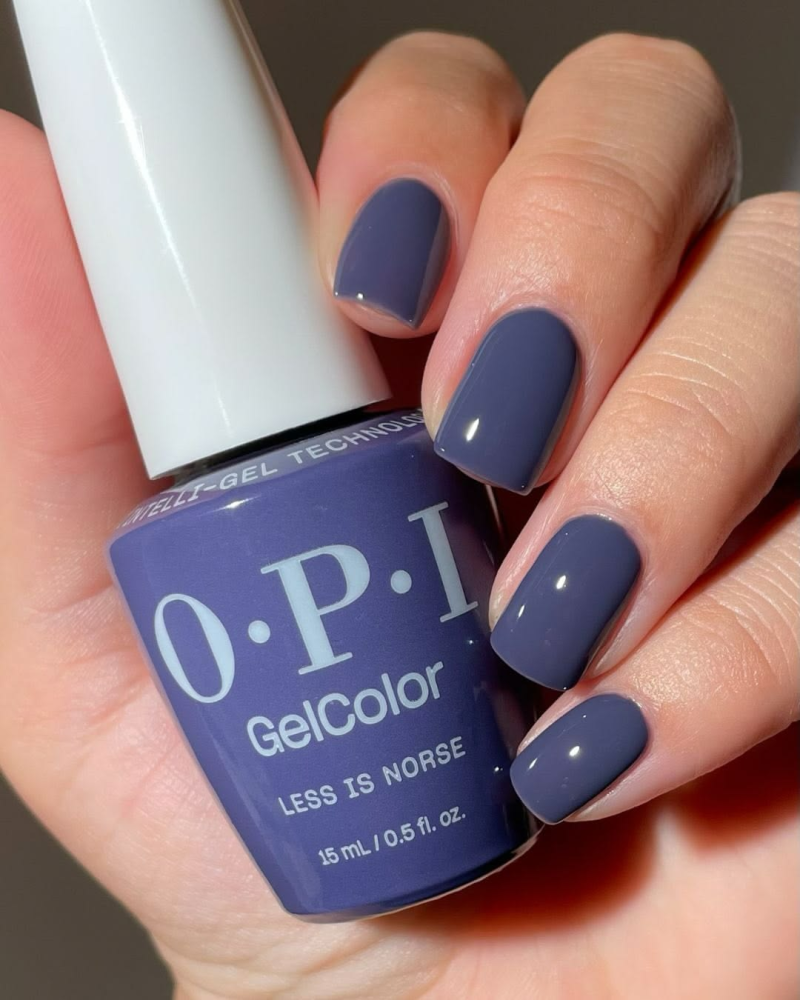 OPI "Less Is Norse" gray nail polish for fall nails