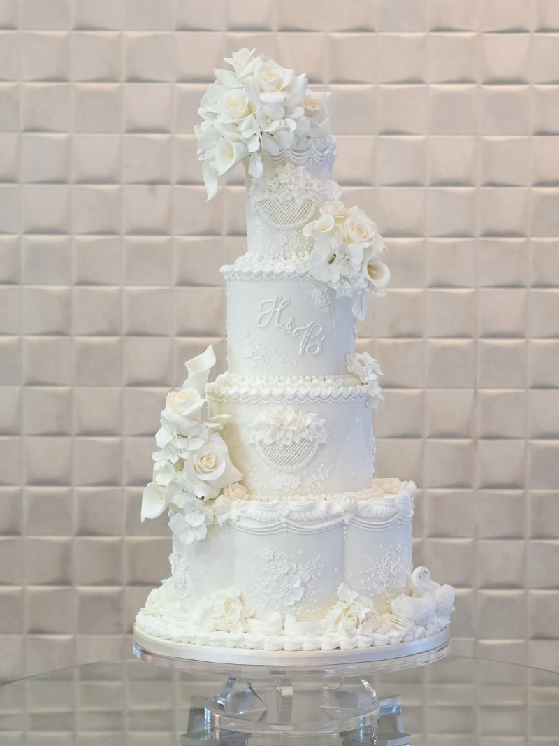 Tiered vintage wedding cake Tiered vintage wedding cake